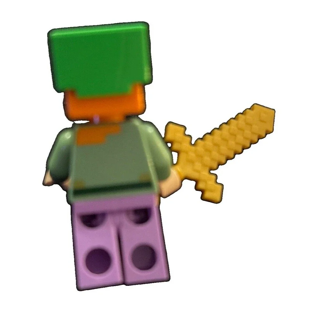 Lego Minecraft Alex Minifigure - Picture 2 of 2